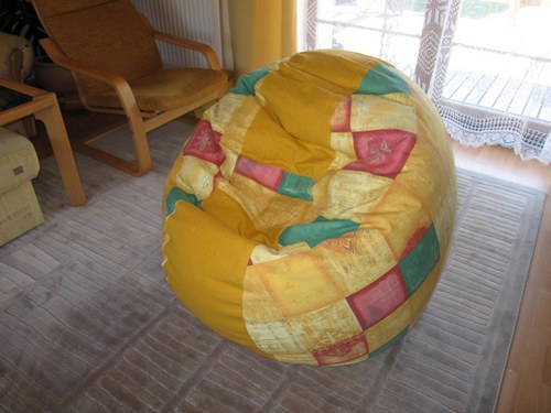 Sedací vak č. 75 barevný průměr 120cm — foto 1