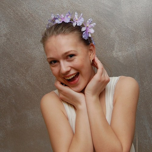 Jarní orchidea ... čelenka — foto 1
