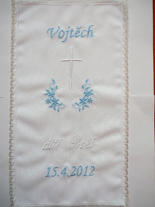 Křestní rouška č.1 — foto 1