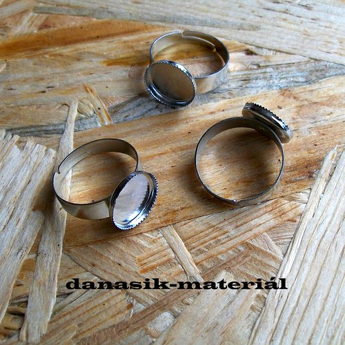 Platinový Prstýnek S Lůžkem 11 mm