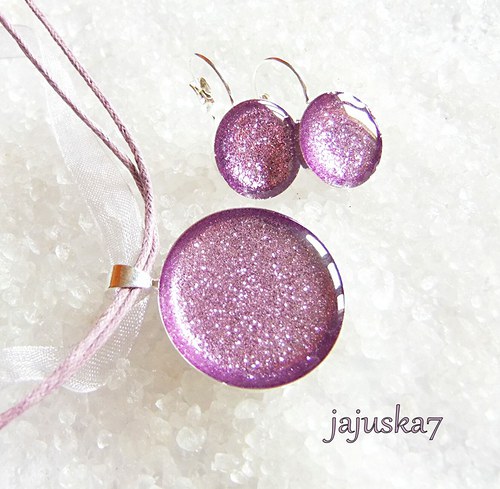 Sparkle SADA kulatá *FIALKOVÁ* — foto 1