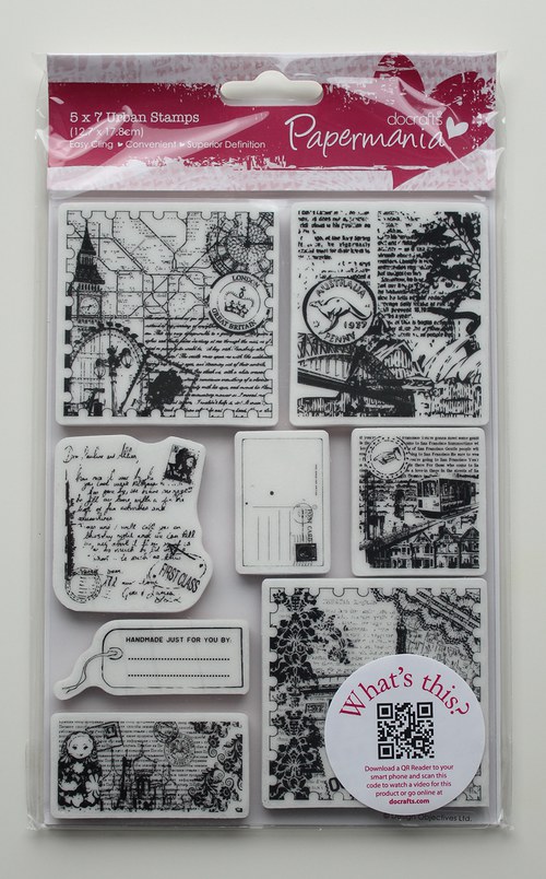 Cling razítko 12,7x17,7 cm