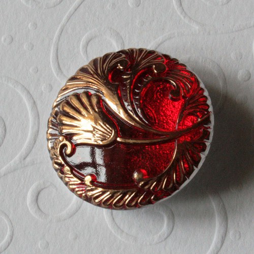 Skleněný knoflík No.81 — foto 1