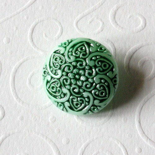 Skleněný knoflík No.154 — foto 1