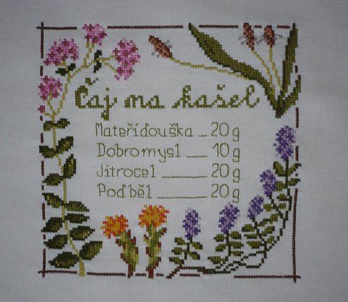 Recept na čaj - výšivky — foto 1