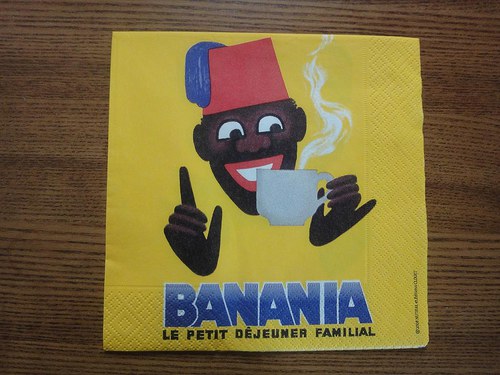 Ubrousek na decoupage - banania