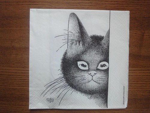 Ubrousek na decoupage - cat 3