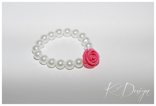 Perličkový náramek ROSE — foto 1