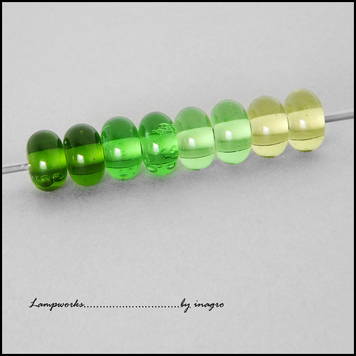Rondelky 12x8mm green 2 sada — foto 1