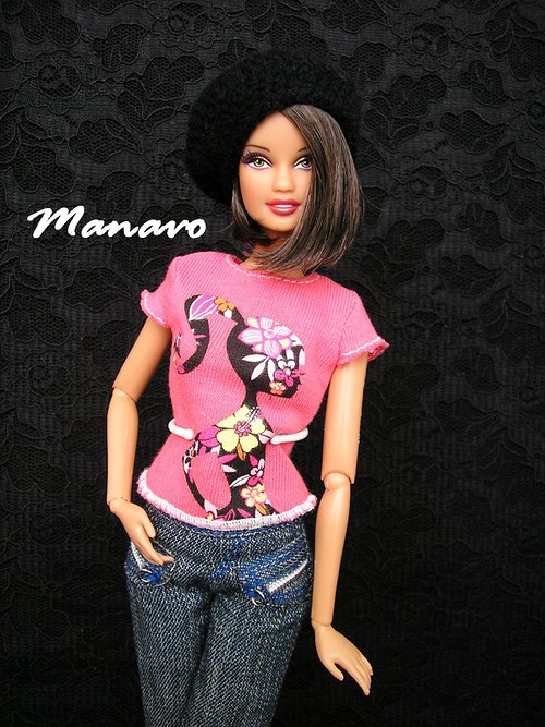 Černý baret pro Barbie — foto 1
