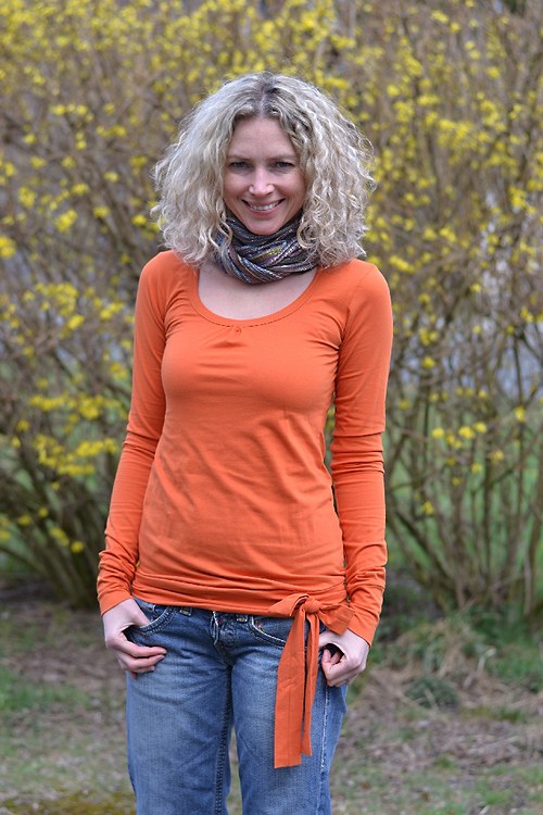 Oranžové tričko — foto 1