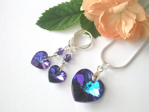 Swarovski sada Heliotrope AB ( 10 + 18 ) — foto 1