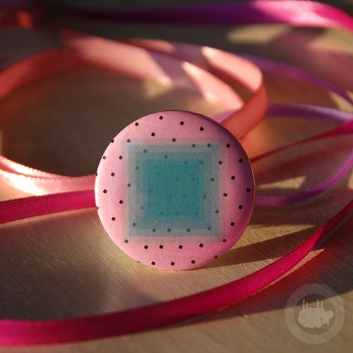 Motiv DOTdot II - placka / zrcátko / magnet — foto 1