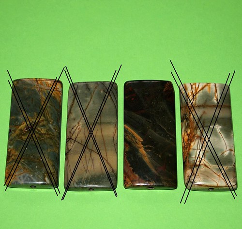 Picasso Jaspis obdelník EXTRA 55x25 mm — foto 1