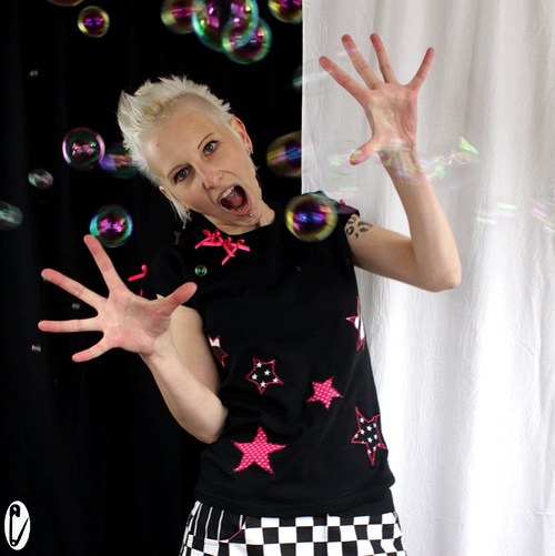 Stars – bows – buttons (tričko vel. L) — foto 1