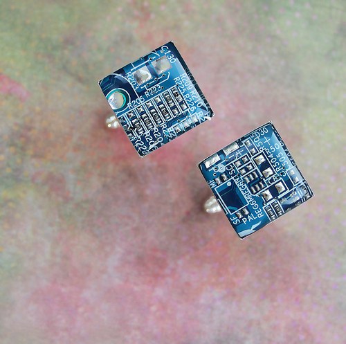 IT manžetové knoflíčky /blue/ — foto 1