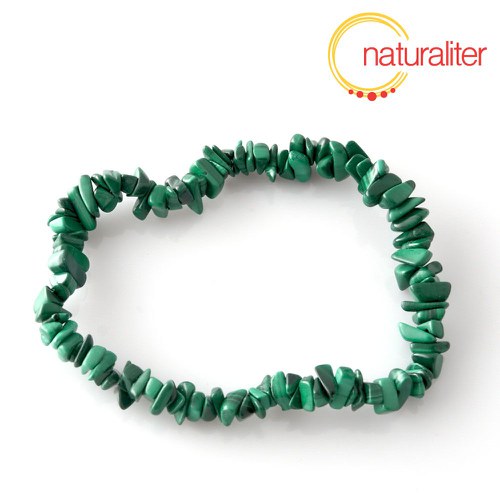 Malachit - zlomky, návlek 20cm / náramek