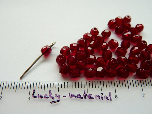 Rudé ohňovky 4 mm ...50 ks — foto 1