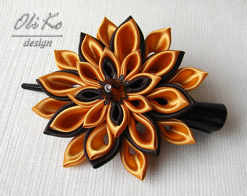 Spona kanzashi — foto 1