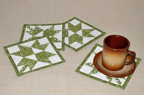 Zelené pod hrníček — foto 1