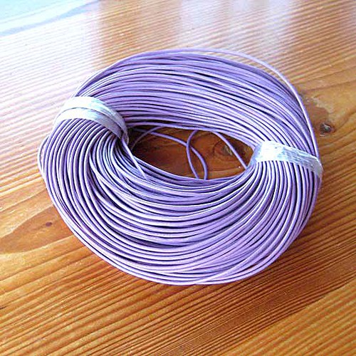 Kulatá Kůže 2mm - 1m - Lila