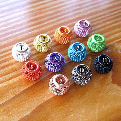 Pletená Kulička 12mm - Červená č.5