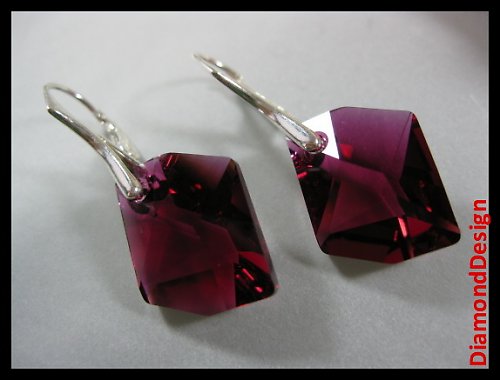 Luxury Sosmic Swarovski 20mm v barvě Ruby — foto 1