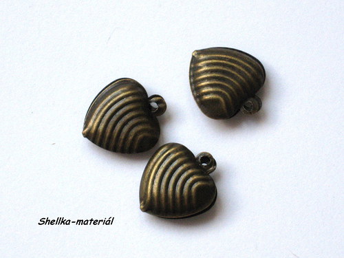 476.Srdíčka/ 16,5x14mm/50 kusů — foto 1