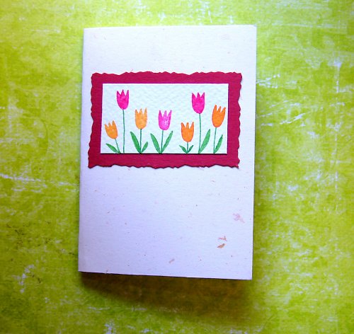 Přáníčko TULIPÁNY — foto 1
