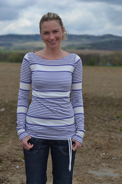 Pruhované tričko — foto 1