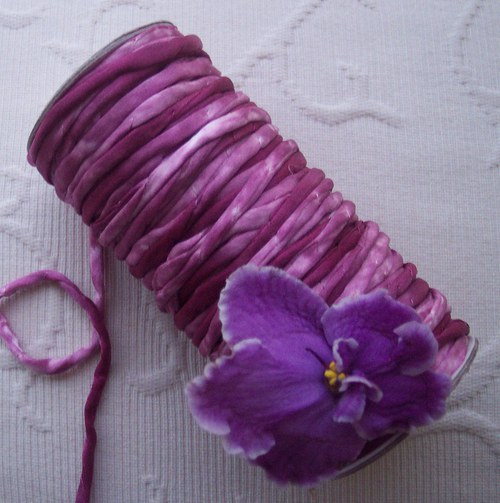 Violet..., crep satin, metráž — foto 1