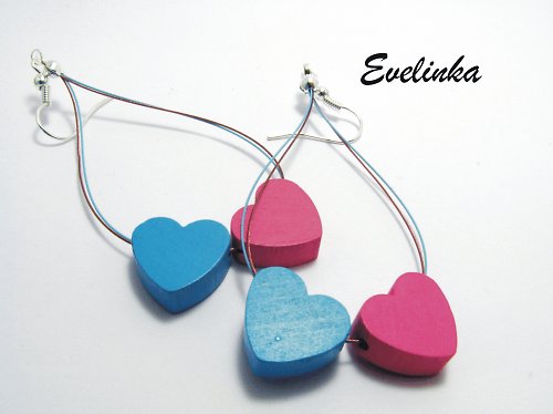 Dřevěná srdíčka — foto 1