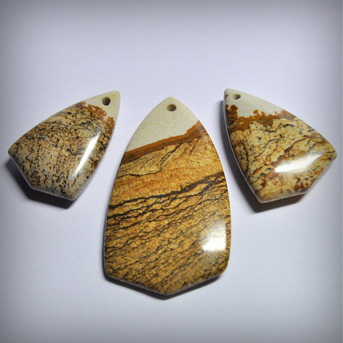 Jaspis obrázkový 31x21 mm — foto 1