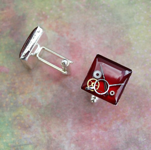 Manžetové knoflíčky /red/ — foto 1