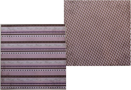 Oboustranná čtvrtka 30,5x30,5 cm