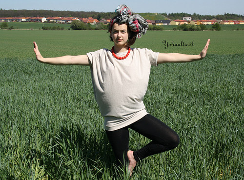 "Netopýří" tričko - šedé — foto 1