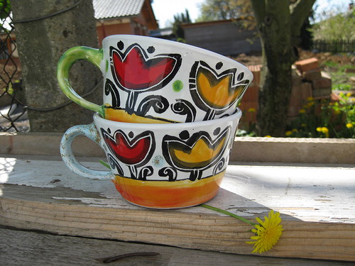 Tulipánkový snídaňák...0,4l — foto 1