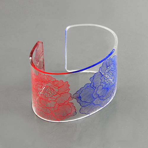 Náramek FLOWY redtoblue — foto 1