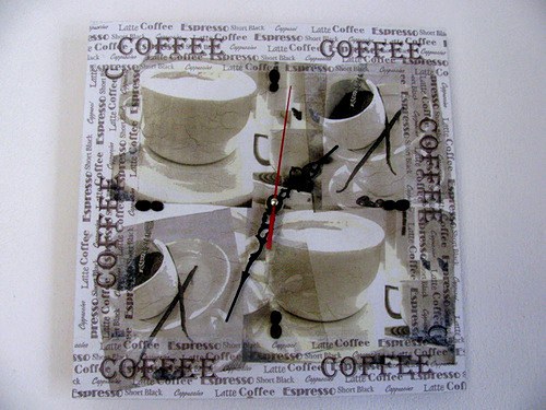 Hodiny - coffee cups — foto 1