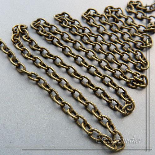 Řetízek bronz _3x5 mm - 1m — foto 1