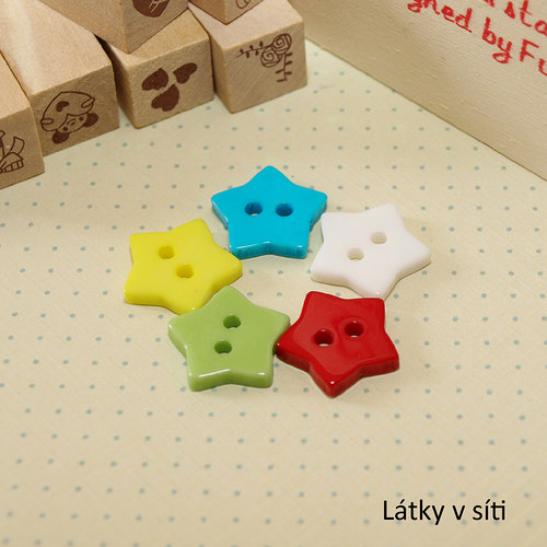 Knoflíky plast - 5 ks — foto 1