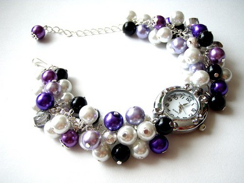 Náramkové ketlované hodinky Violet — foto 1