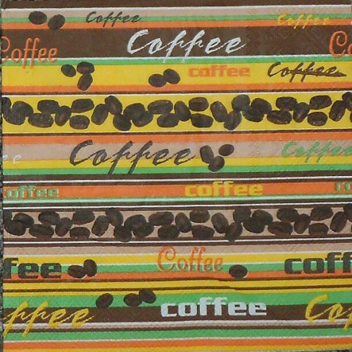Barevné proužky Coffee