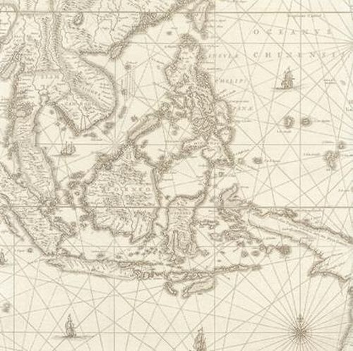 Papír na scrapbook Mapa béžová — foto 1