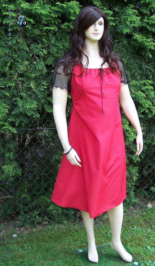 VÝPRODEJ - Šaty ,,Red&Black Romance" — foto 1