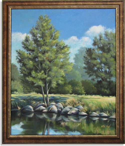 Jezírko 60x50cm