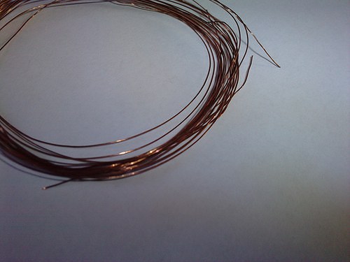 Měděný drát 0,2 mm, délka 3m — foto 1