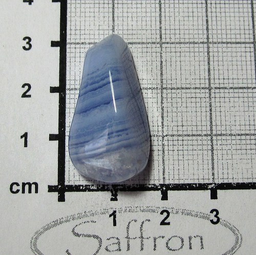 Modrý chalcedon z Malawi č.1 — foto 1
