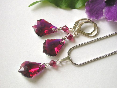 Swarovski sada Baroko Ruby AB.. — foto 1