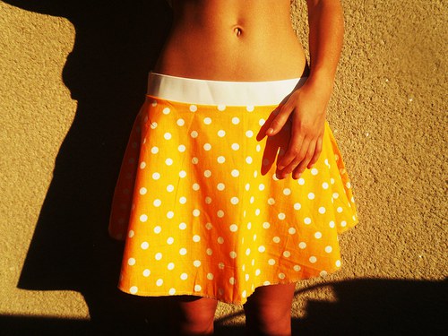 Orange skirt — foto 1